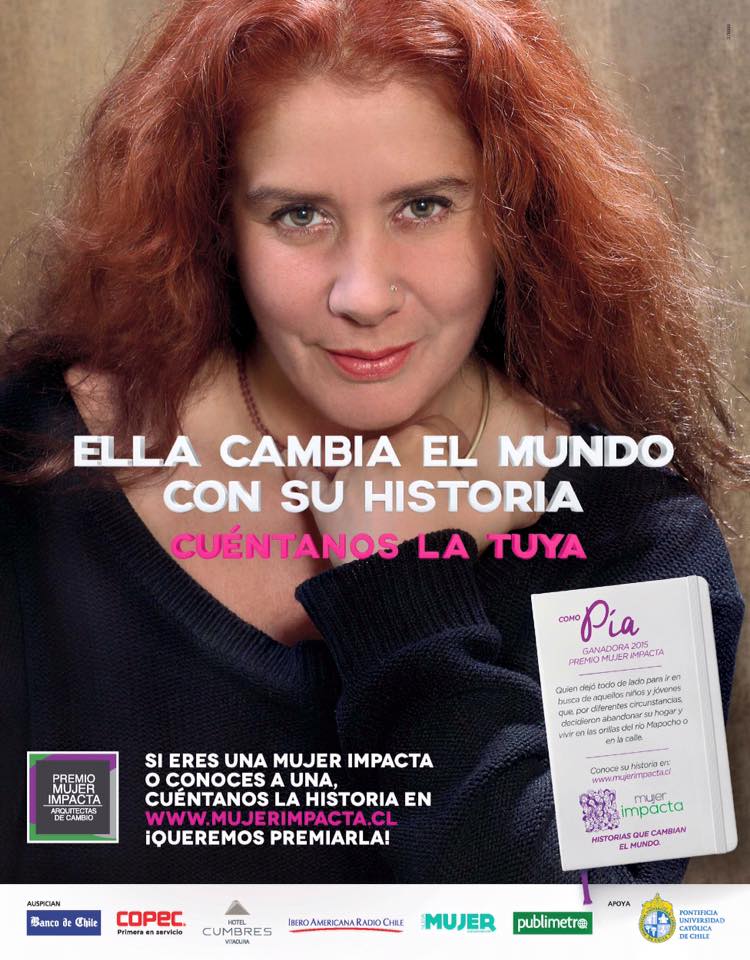 Pía Salas recibe premio Mujer Impacta 2015 - Noticia 