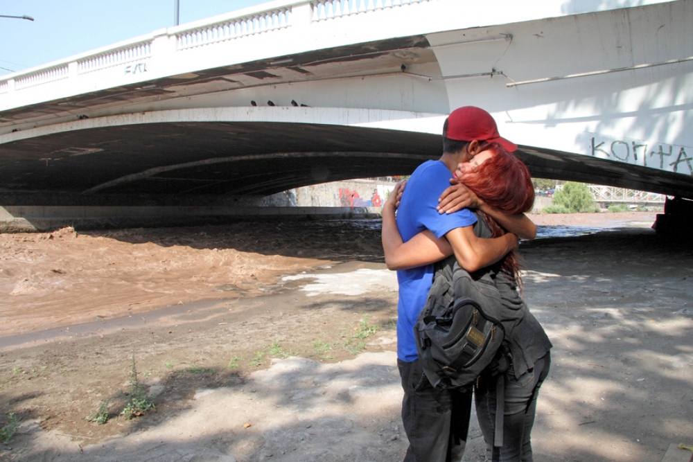 El Mapocho, un río de amor